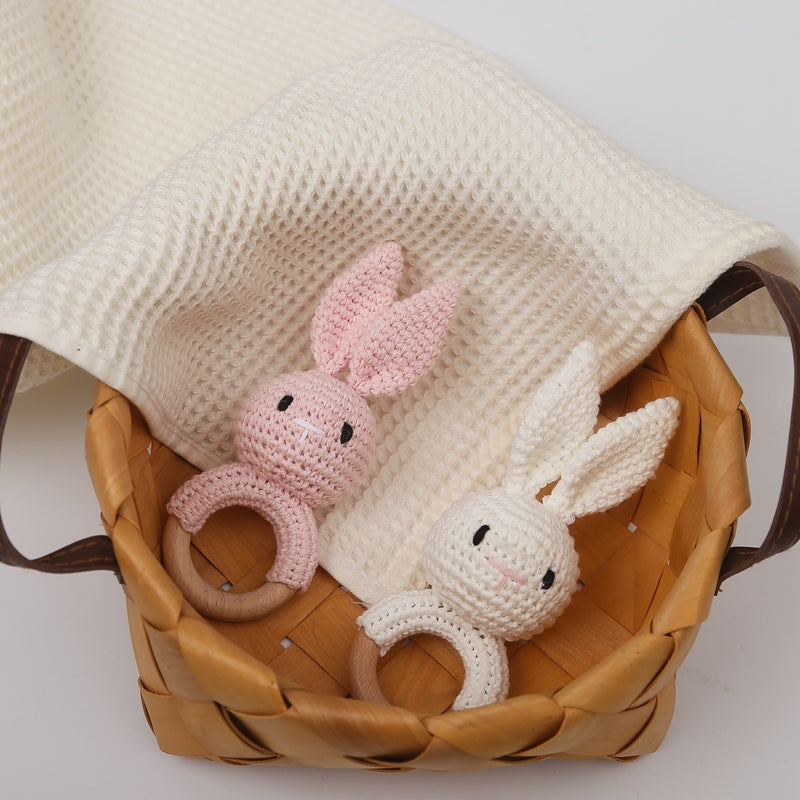 Hochet bébé crochet lapin