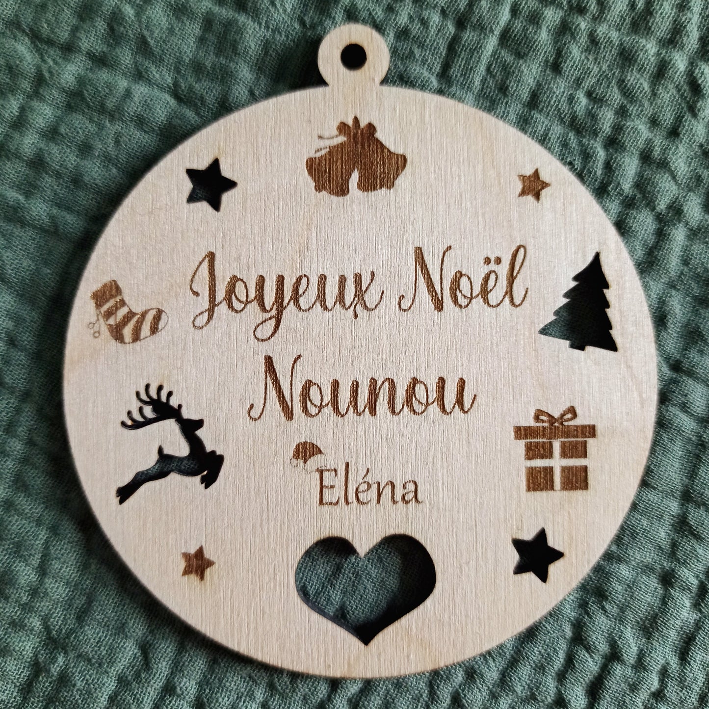 Ornament Noël Maîtresse