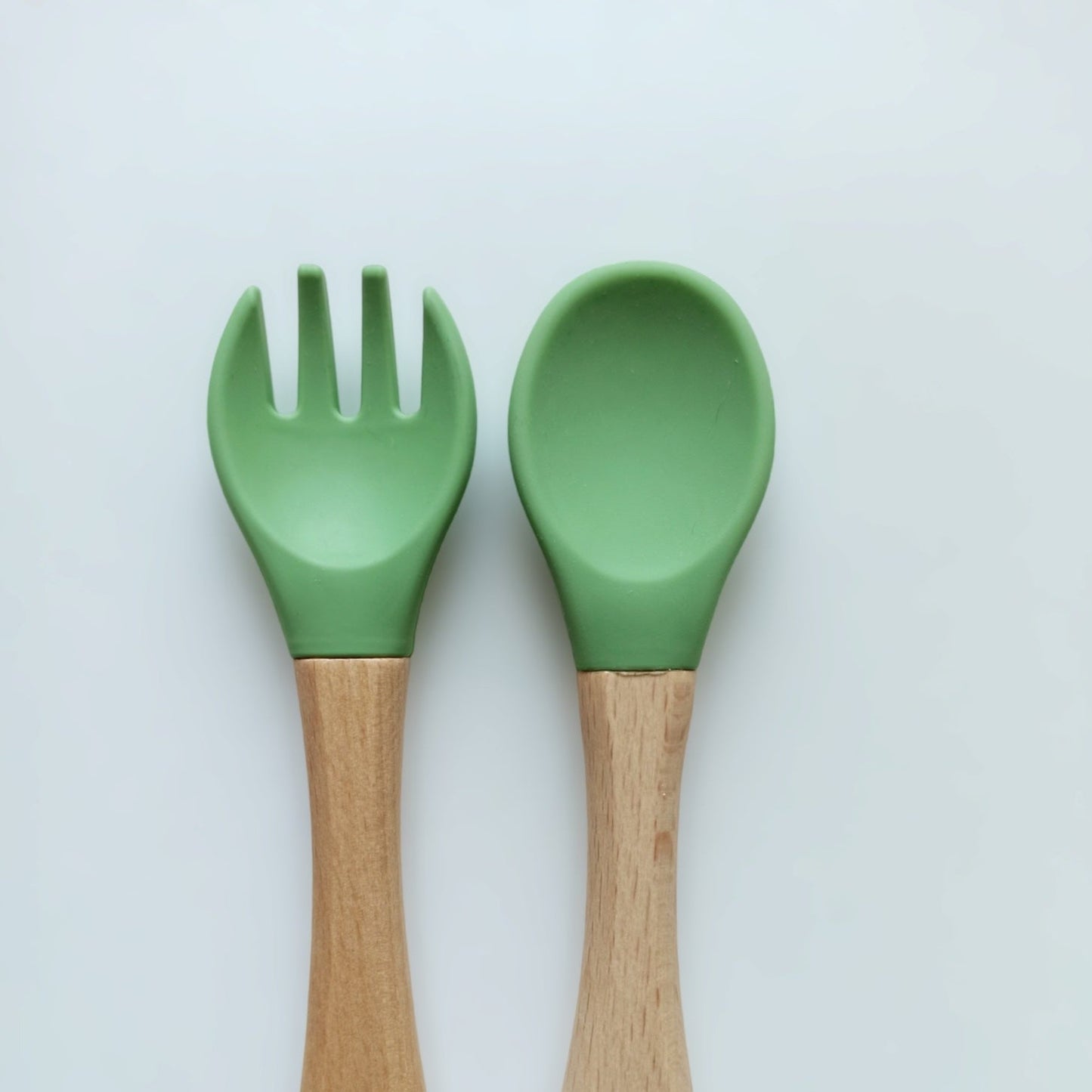 Personalisiertes Besteck aus Holz und Silikon