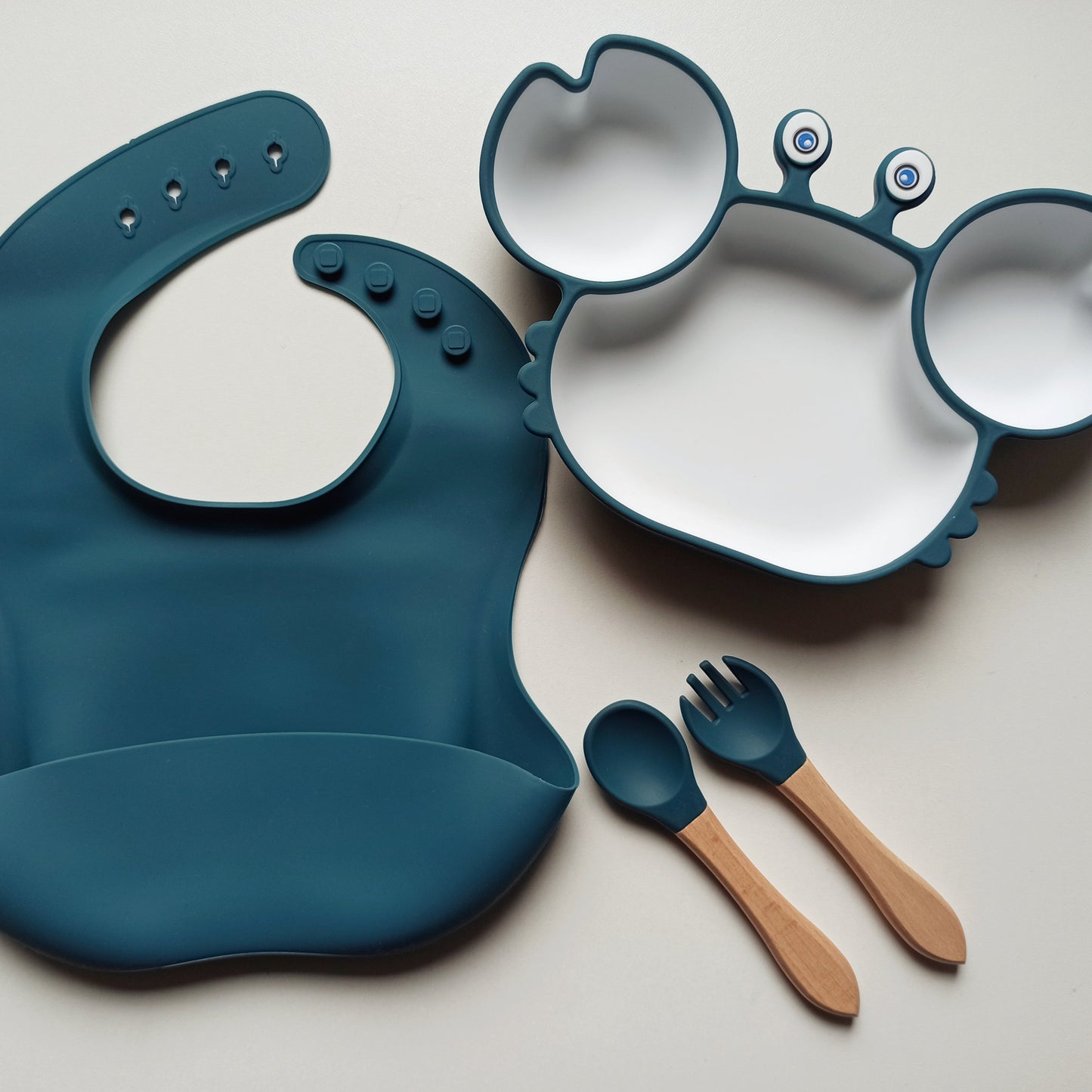 Set Repas Bébé Silicone