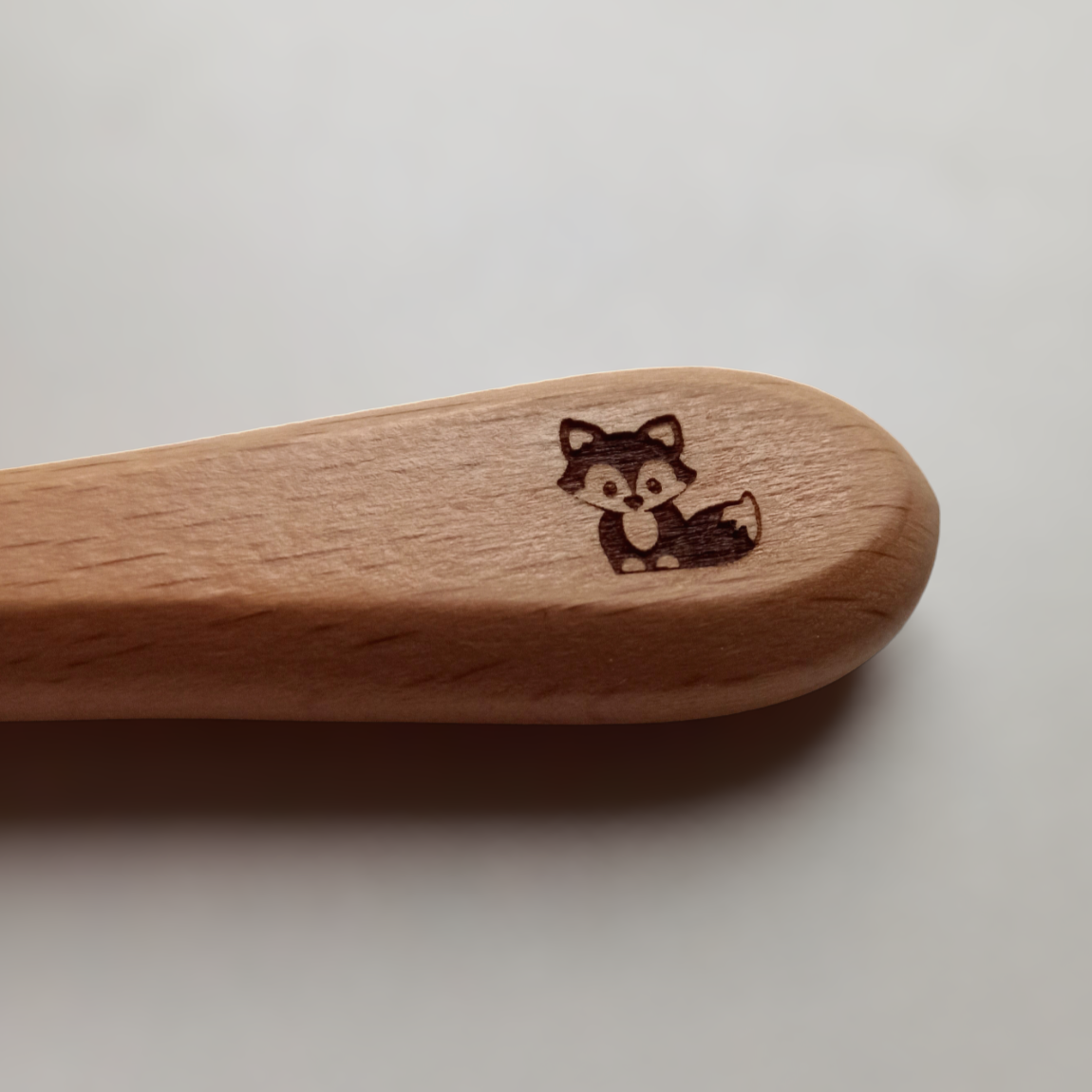 Couverts en bois et silicone personnalisés