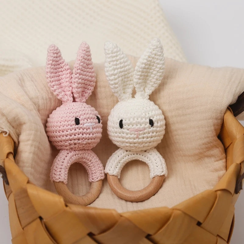 Hochet bébé crochet lapin