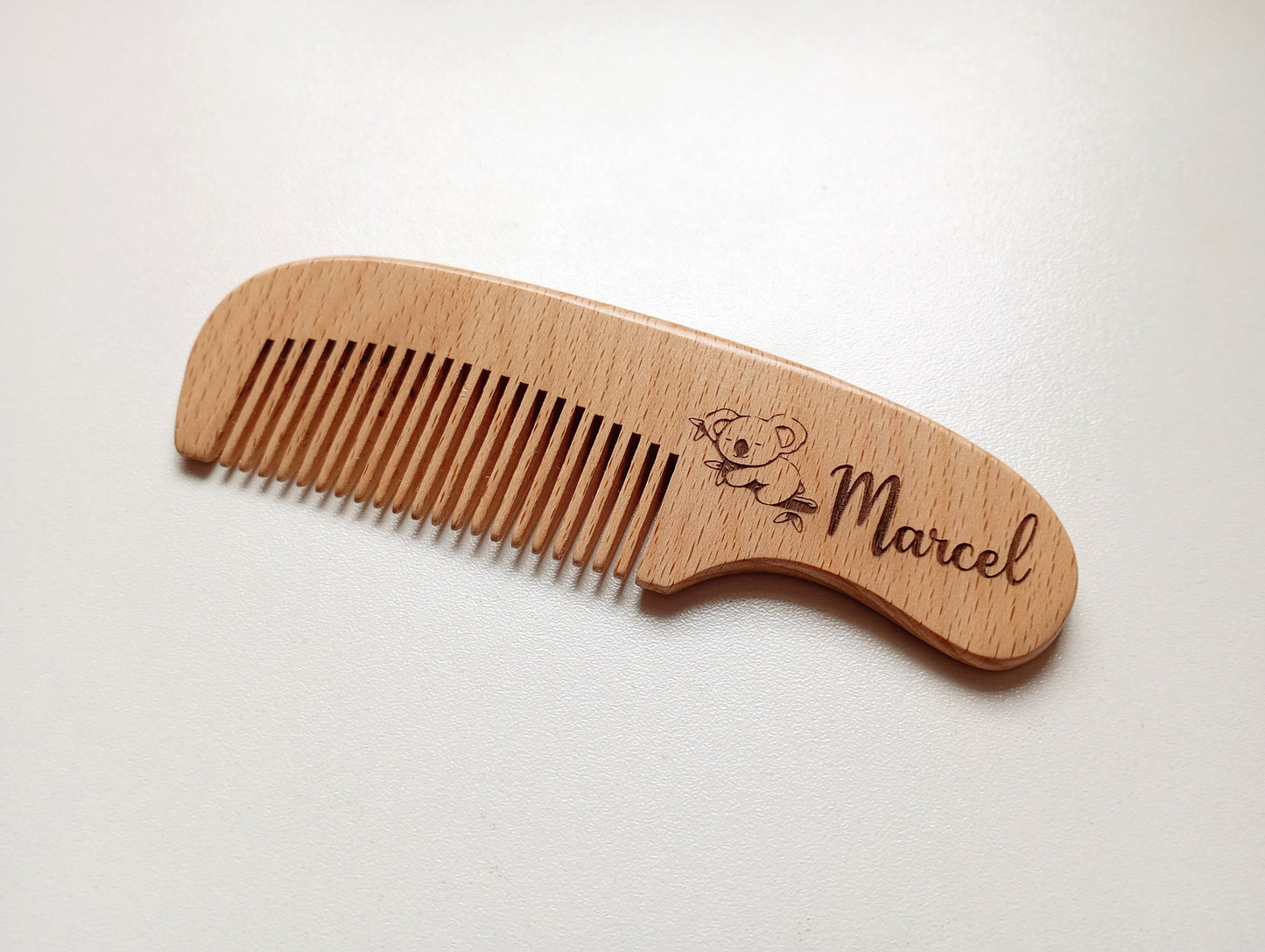 Kit 2 Brosses 1 Peigne en bois personnalisé