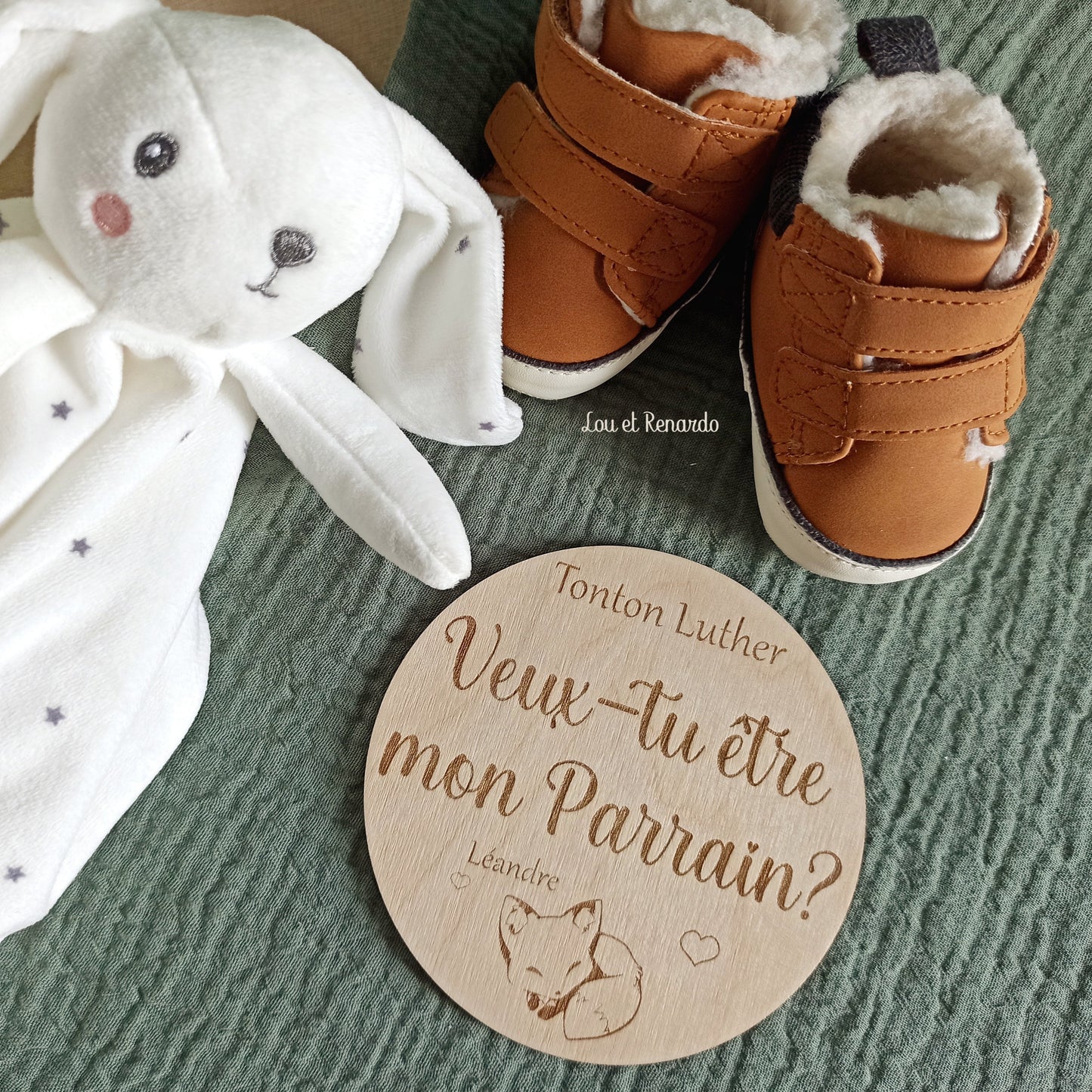 Carte Parrain Marraine Renard