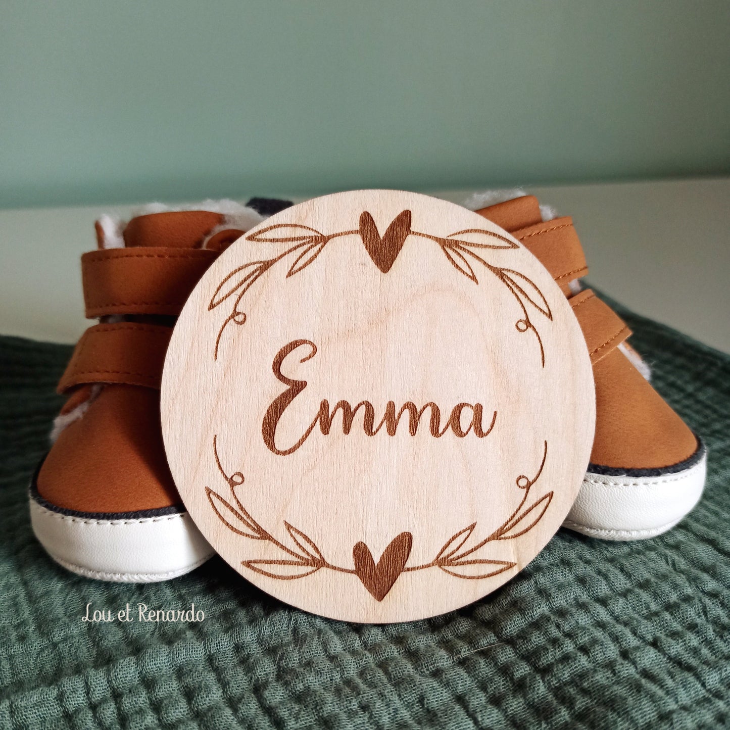 Souvenir Naissance Bois Personnalisé