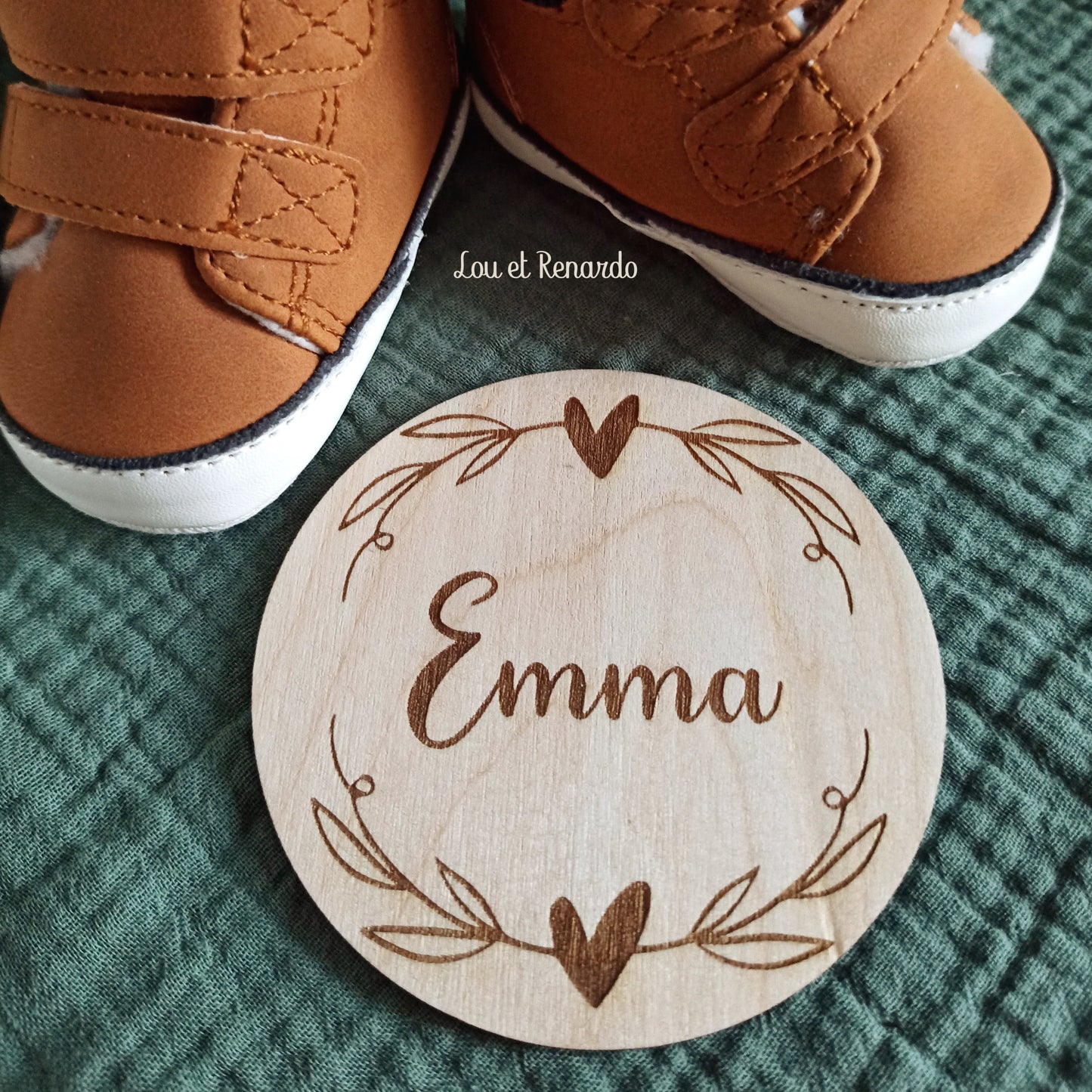 Carte Milestone Bébé