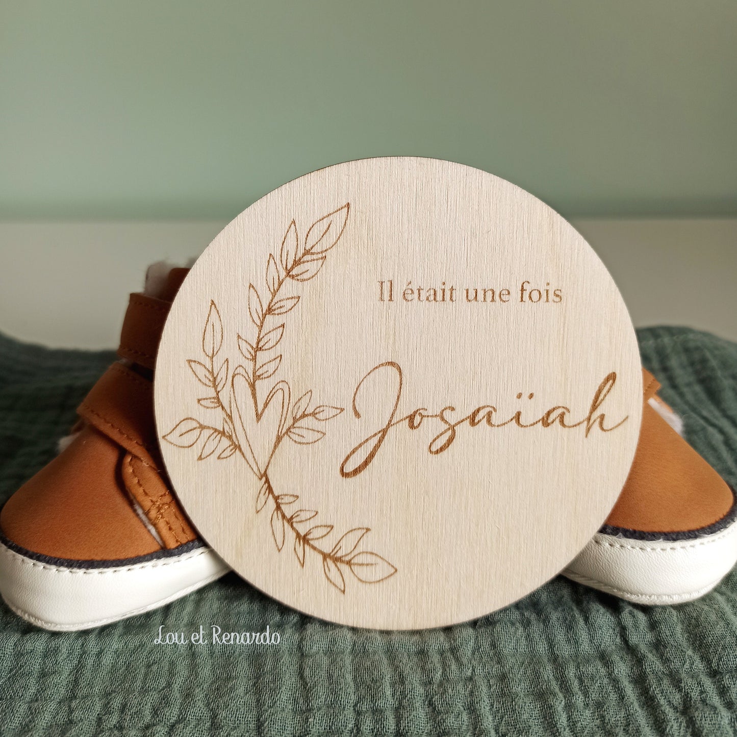Carte Bébé Bois Unique