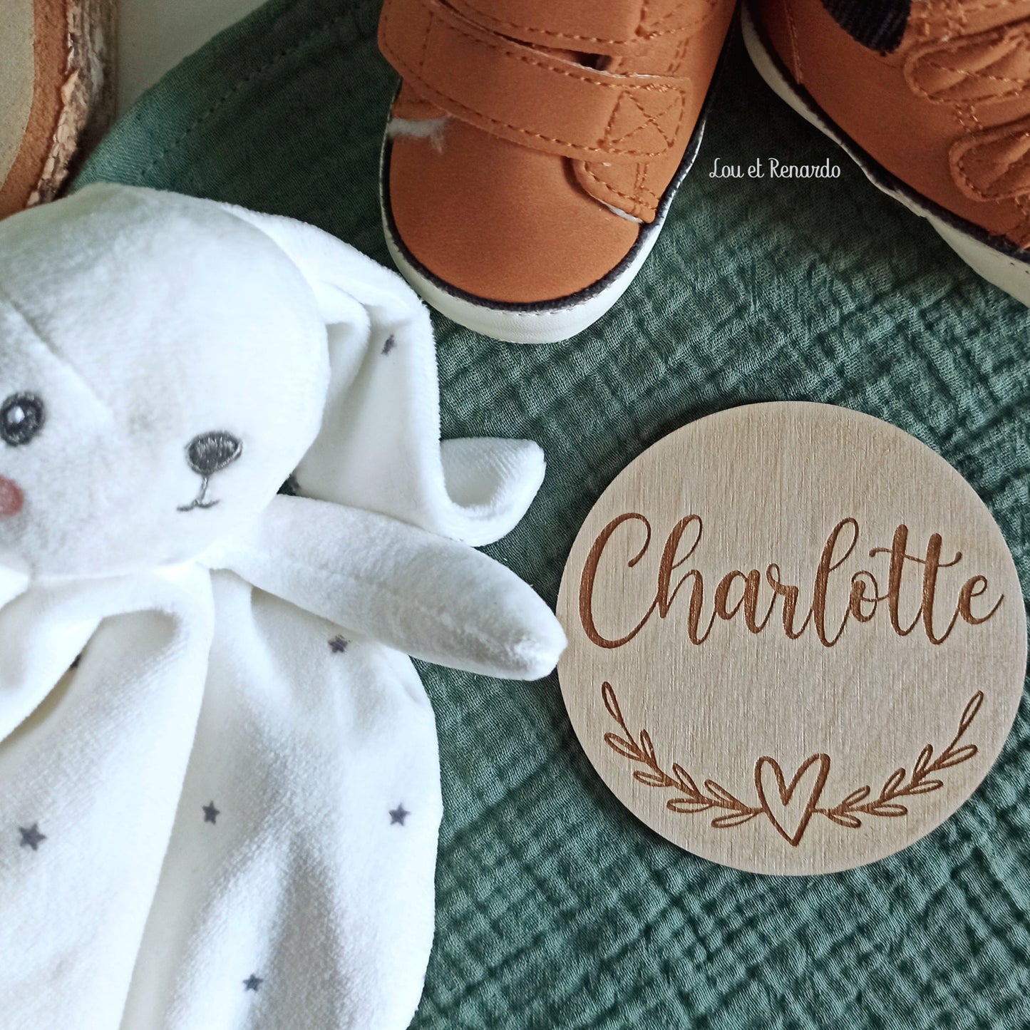 Carte Photo Bébé Bois