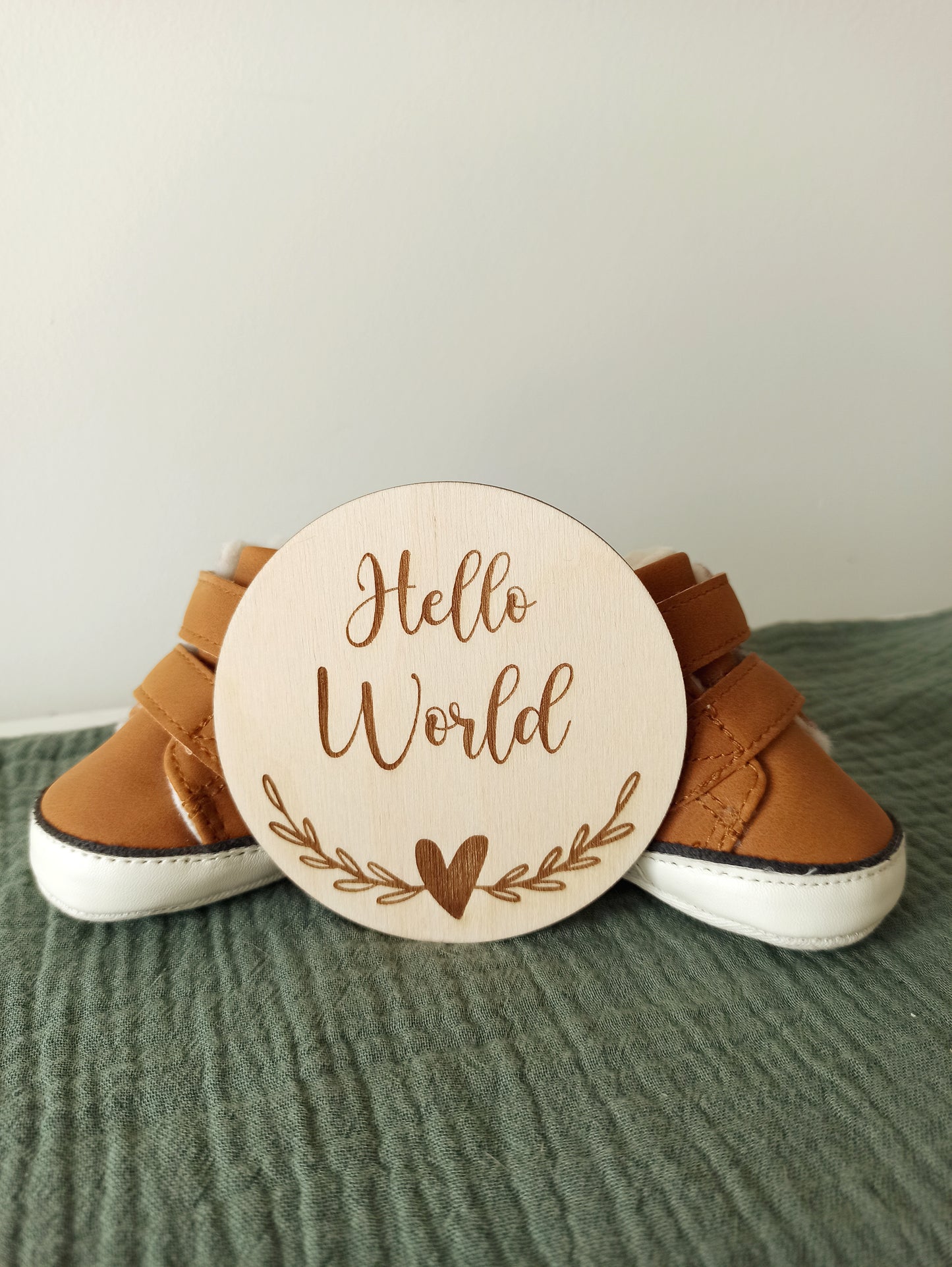 Carte Bébé Hello World