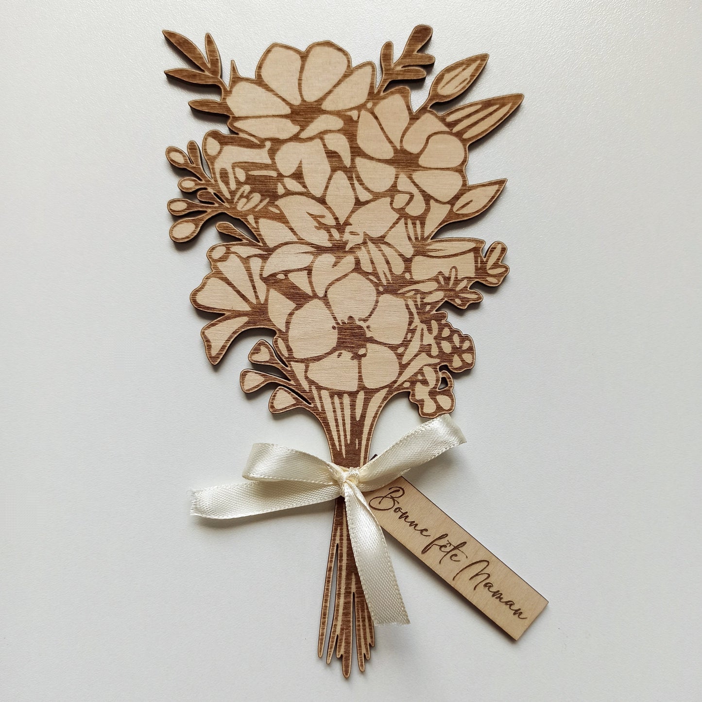Bouquet Fleurs Bois - Cadeau Fête Des Mères