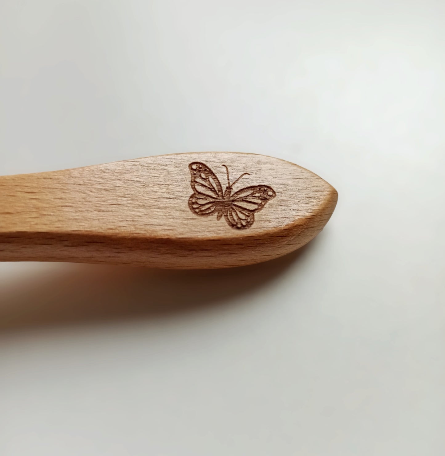 Personalized wooden and silicone cutlery